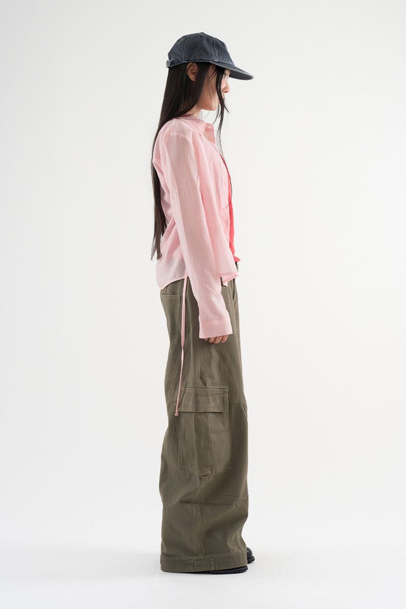 Balloon detail cargo pants