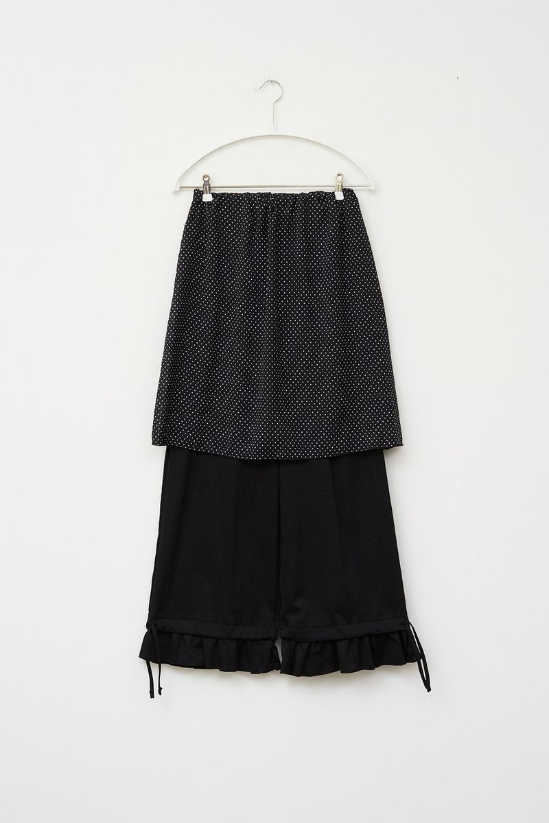 (W) Bubu Dot Skirt Pants