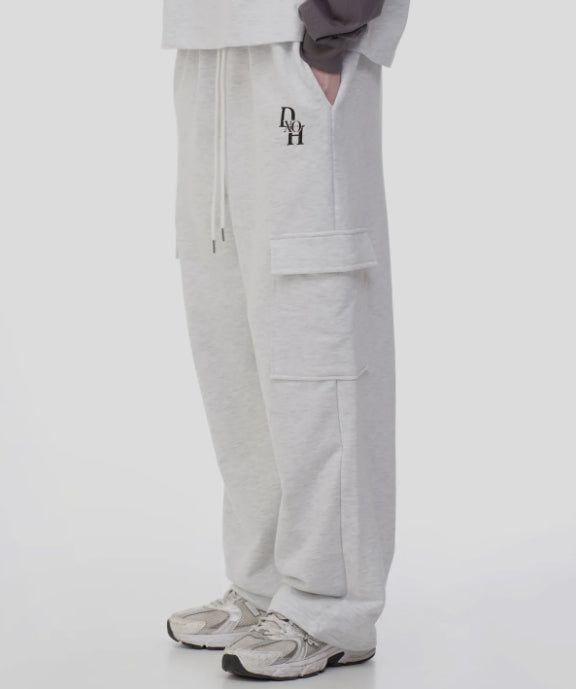 STACK LOGO CARGO WIDE PANTS 