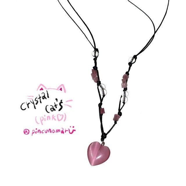 PINCUNOMARU(ピンクノマル)の「Crystal Cat's pink(Accessories)」