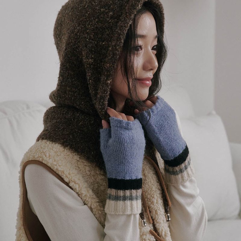 ALLINCOMPLETE（オールインコンプリート）の「Color Layered Hand Warmer (Sky Blue)（Fashion Accessories）」
