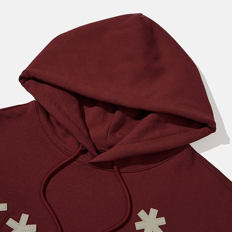 Dipper logo hoodie / Deep red