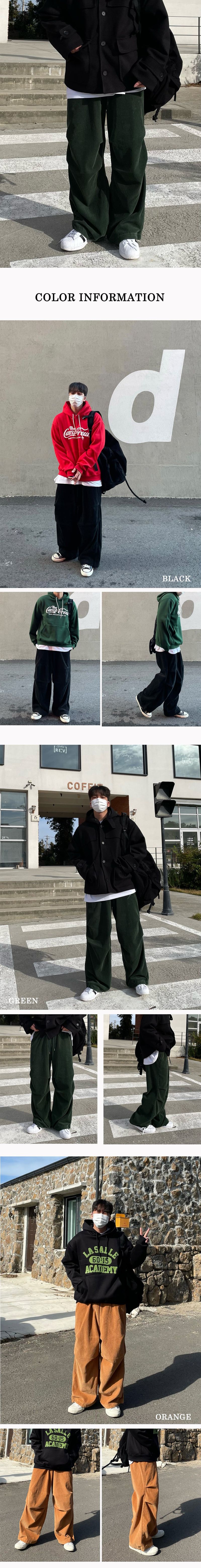 ADEL CORDUROY DOUBLE PINTUCK PANTS