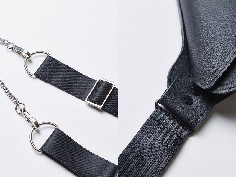 Triple Covered Crow Buckle Bag