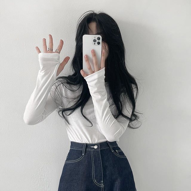 BEIDELLI(ベイデリー)の「Extended Sleeve Round Neck T-Shirt(Tops)」