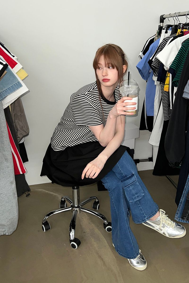 STRIPE T-SHIRTS (WHITE)