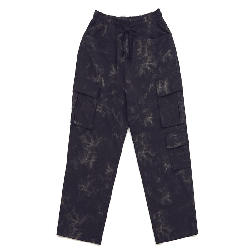 unbalance tiedye cargo pants_bk