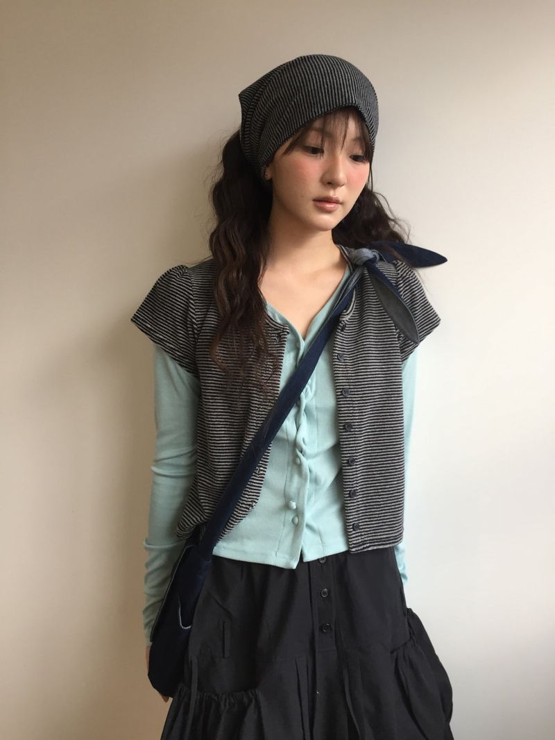 Line Stripe Scarf (2color)