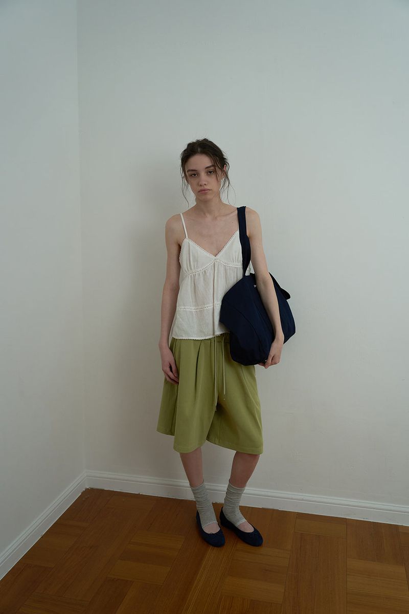 Marine lace sleeveless