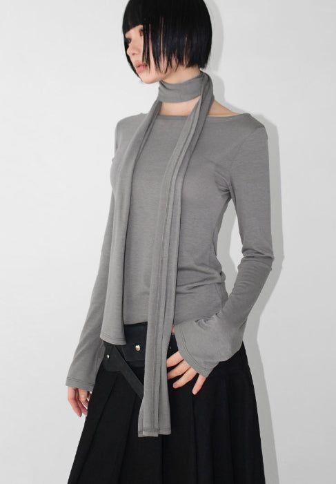 [SCARF SET] MOOD LONGSLEEVE