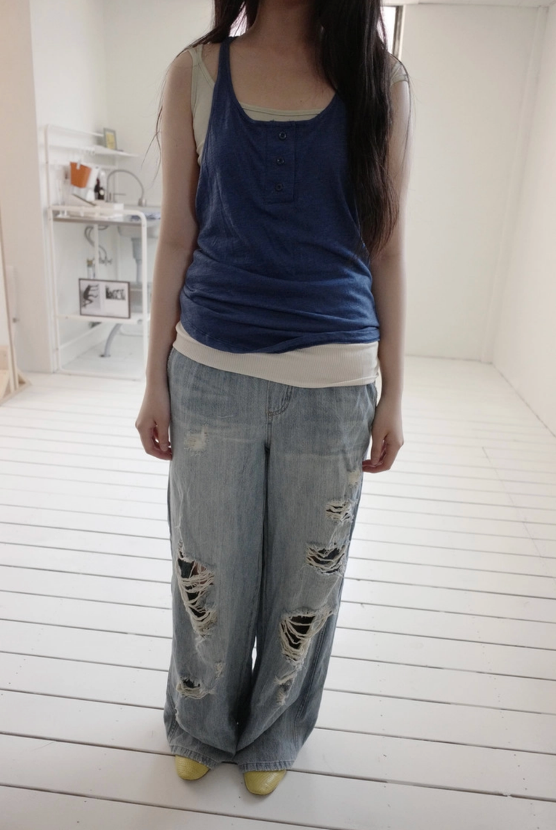 callhag（コールハグ）の「demage banding denim（Pants）」