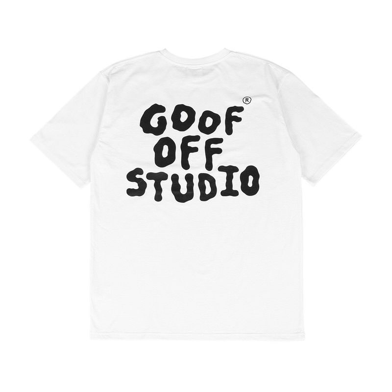 goofoffstudio(グーフオブスタジオ)の「GOOFOFF MAIN LOGO TEE - ( White - Black )(Tops)」