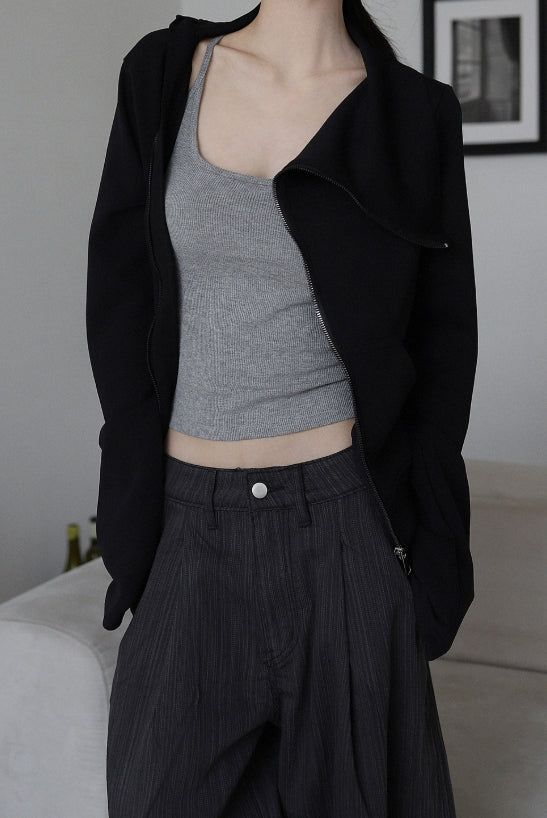 Halterneck cap slim sleeveless