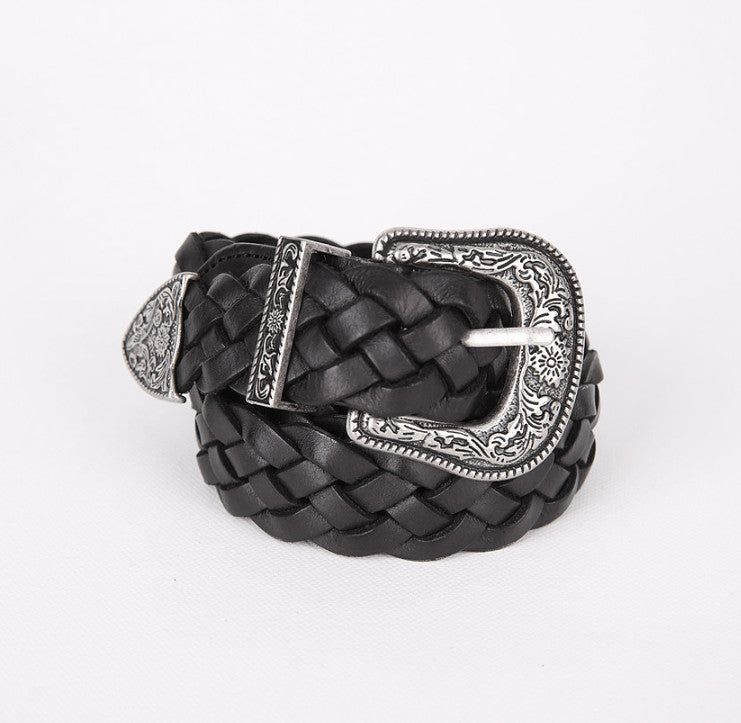 No.8159 dope pattern cowhide twisted BELT