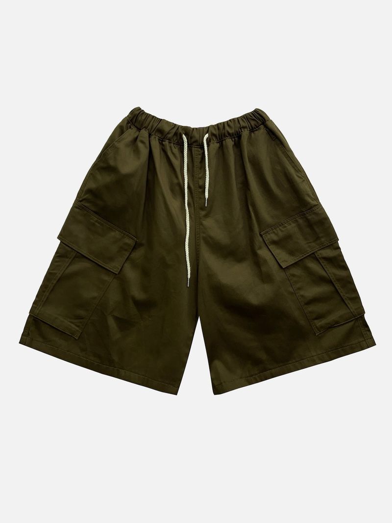 Dumbo Cargo Cotton Bermuda Pants 5C