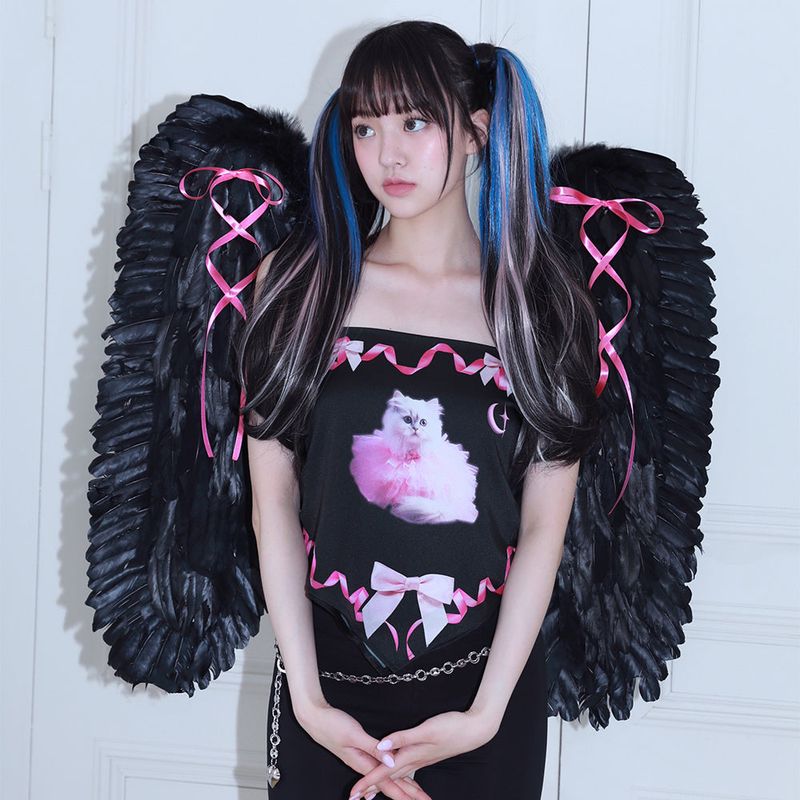 0 2 ballerina cat scarf top