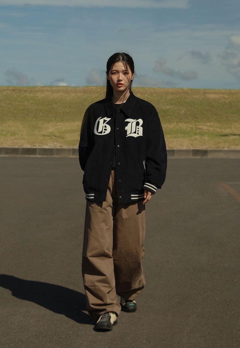 Over Logo Corduroy Jacket