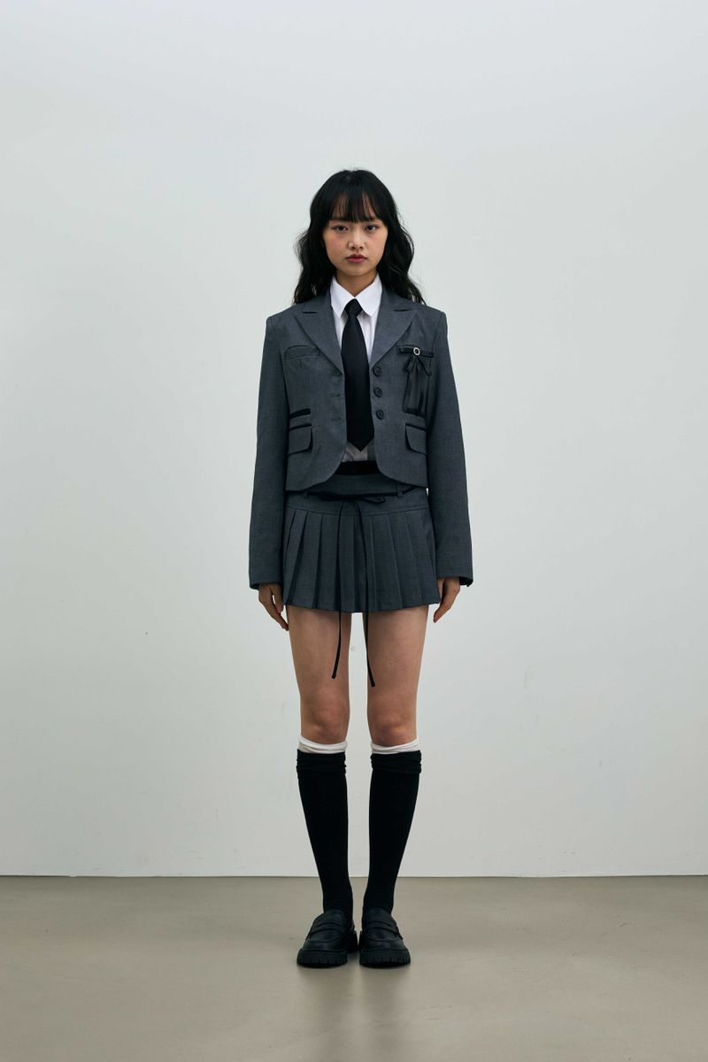 ARIKIM（アリキム）の「ASTRAL CROP JACKET / CHARCOAL（Jackets/Outerwear）」