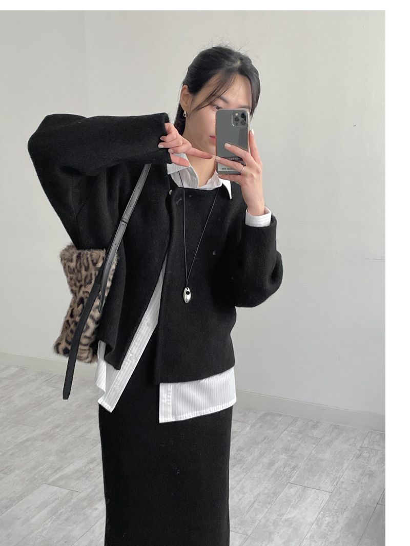 Leopard Fur Shoulder Bag