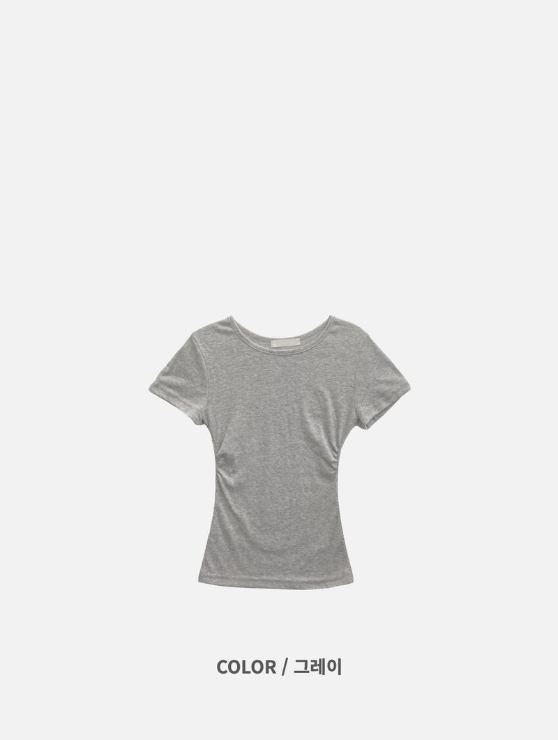 Roen Modal Side Shirring Tee (6c)