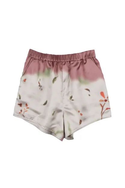 Leaf Satin Short Pants 