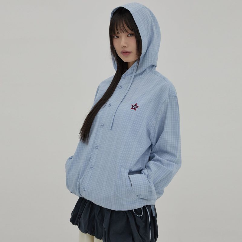 YK Check Hood Shirt