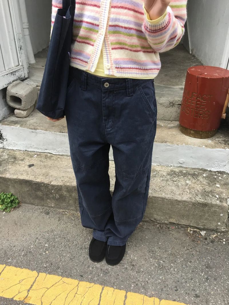 Patina panel pants (3color)