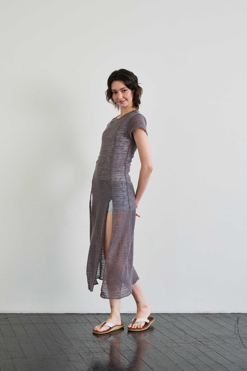 WITTY KNIT ONE-PIECE / MOCHA