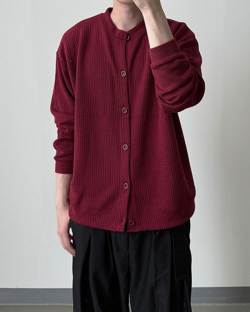 Bellano Ribbed Round Cardigan