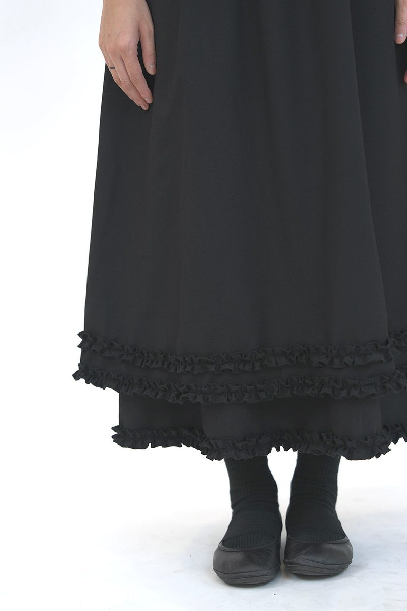 [fiebre] frill trimming skirt