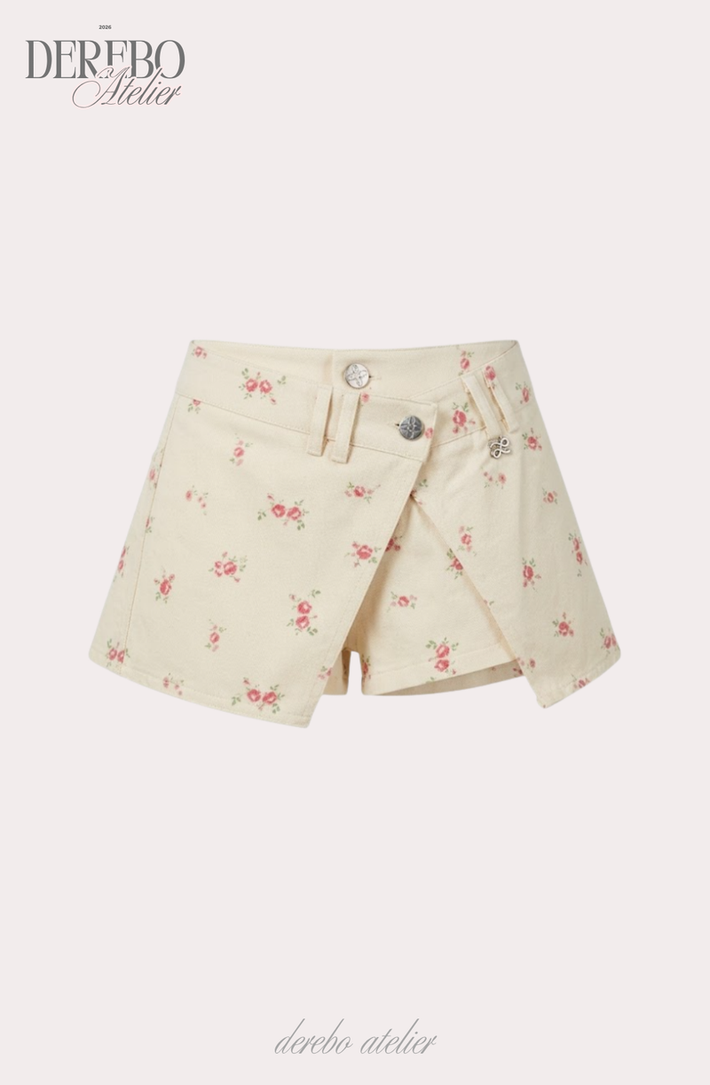 Sugar Flower Mini Pants Skirt
