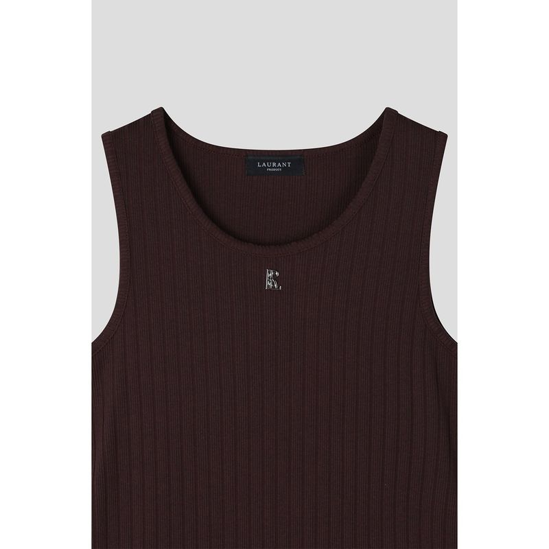 High ribbed logo sleeves(Black)