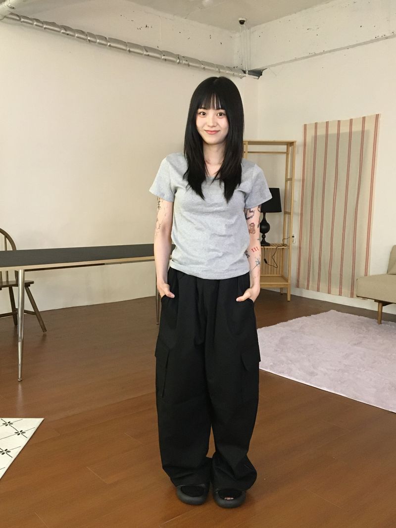 ハルユニセックスカーゴパンツ（2色）