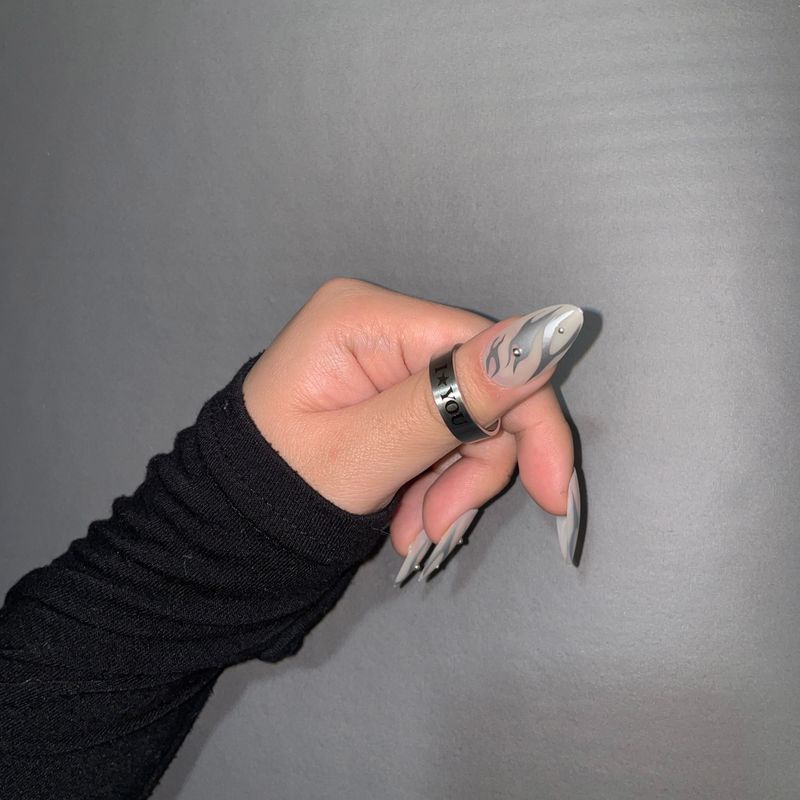 Star You Letter Plane Ring