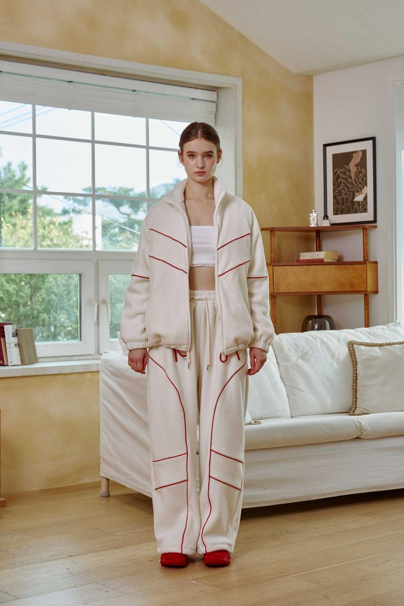 ARIKIM（アリキム）の「KIKI FLEECE ZIP UP / WHITE（Jackets/Outerwear）」