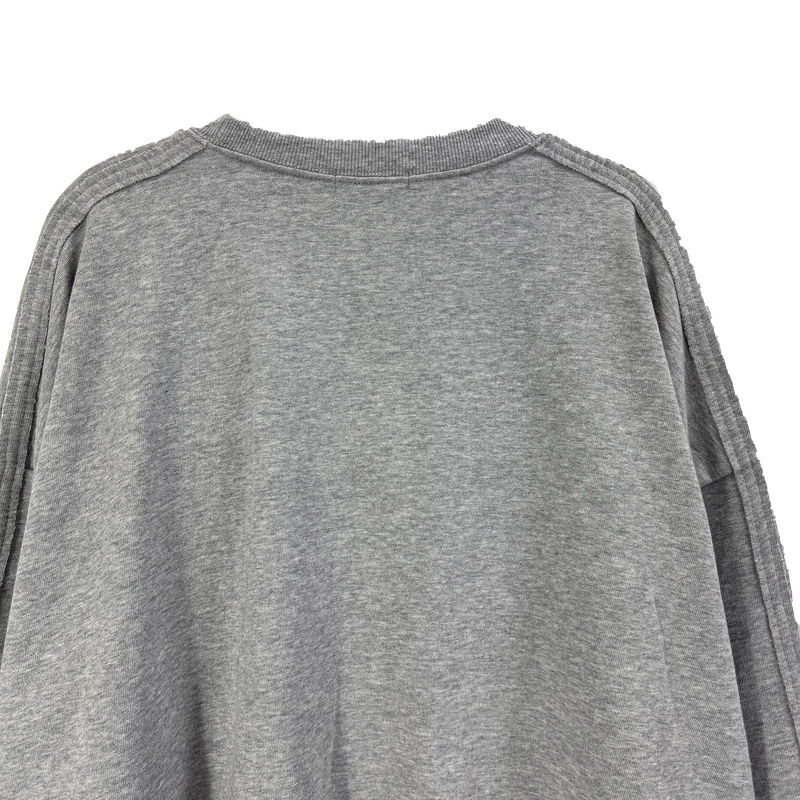 triple appliqué sweatshirt