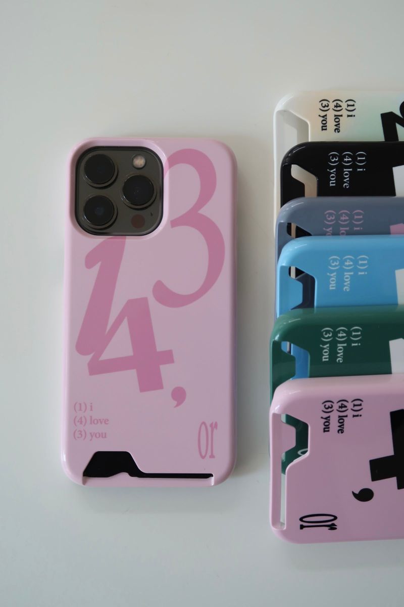 [MADE] 143 card case (pink/pink)