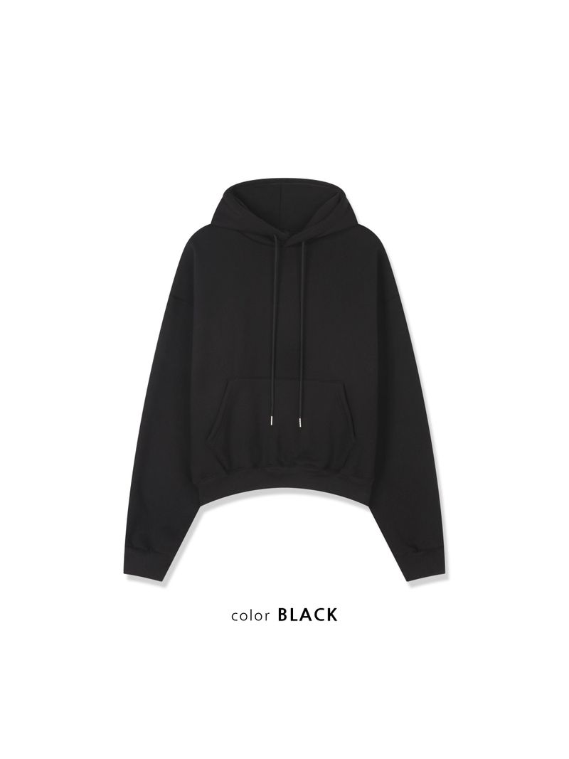 セミクロップドフーディー（5色展開）