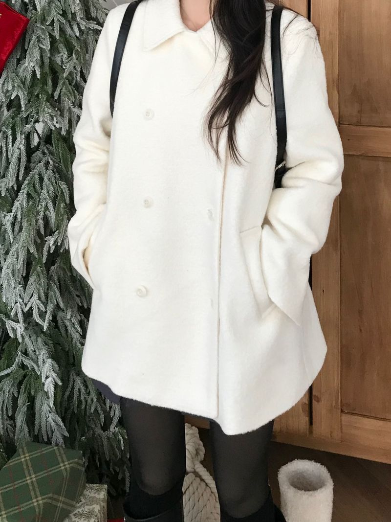 Innerf Wool Half Coat (3 colors)