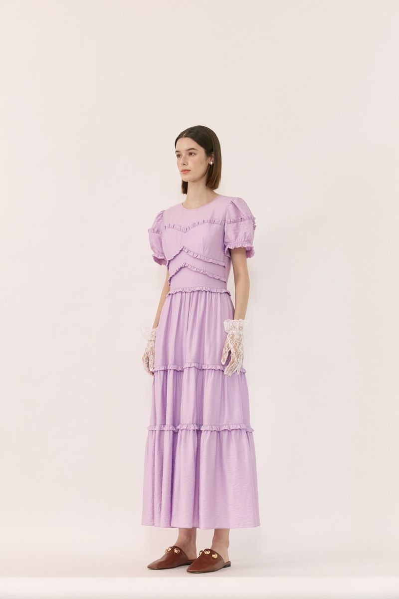 Frill can-can dress