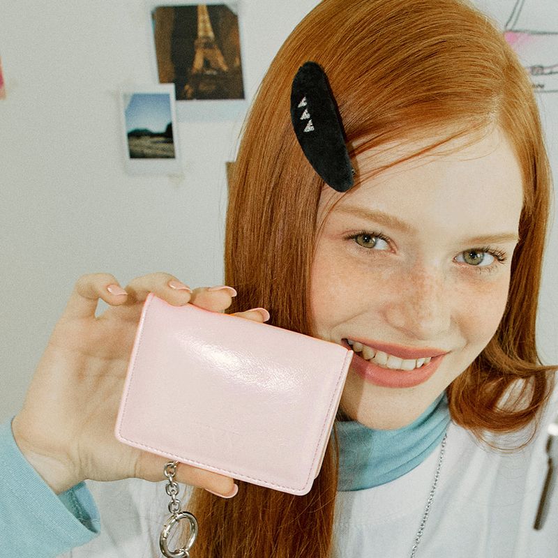 Key Chain Puffer Card Wallet