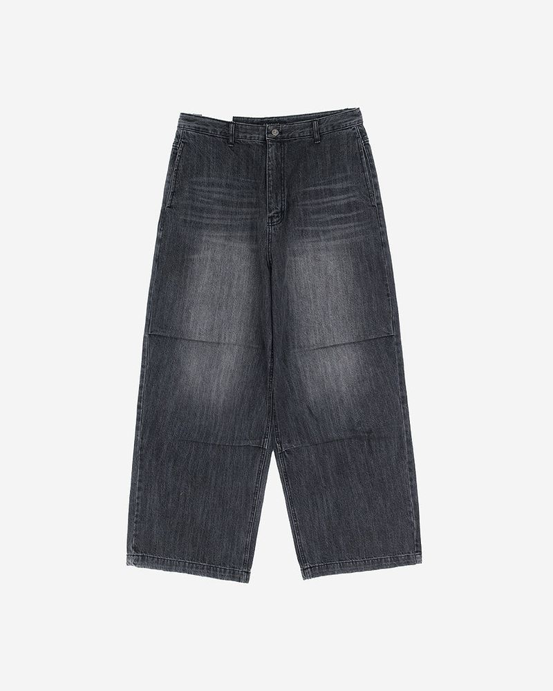 No.1100 slap back snap wide denim PT