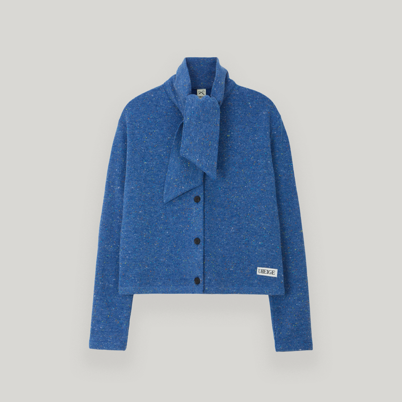 UBEIGE(ユーベイジ)の「Blue Tie Knit Cardigan(Tops)」