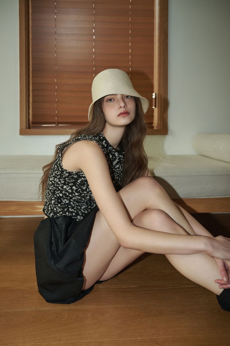 CHINO bucket hat_lightbeige