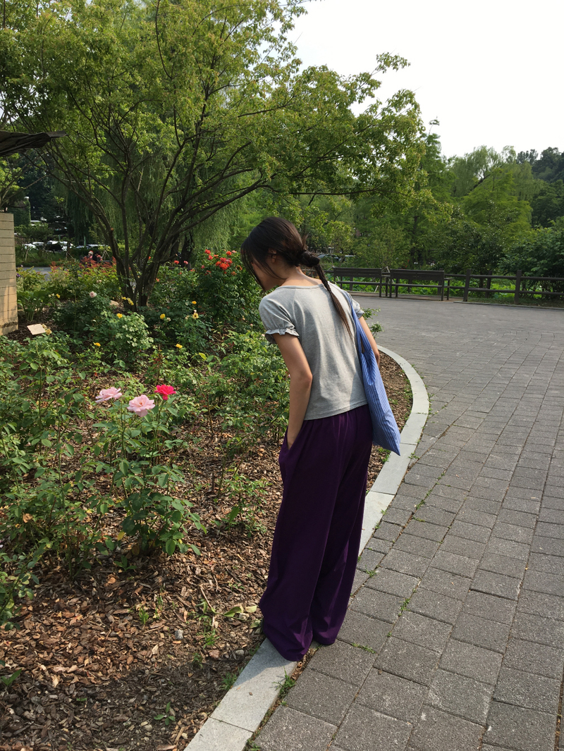 Park Wood String Pants (3color)