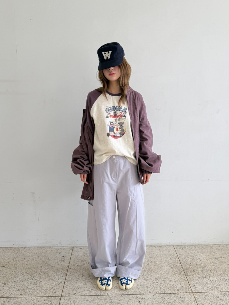 side pocket cotton pants