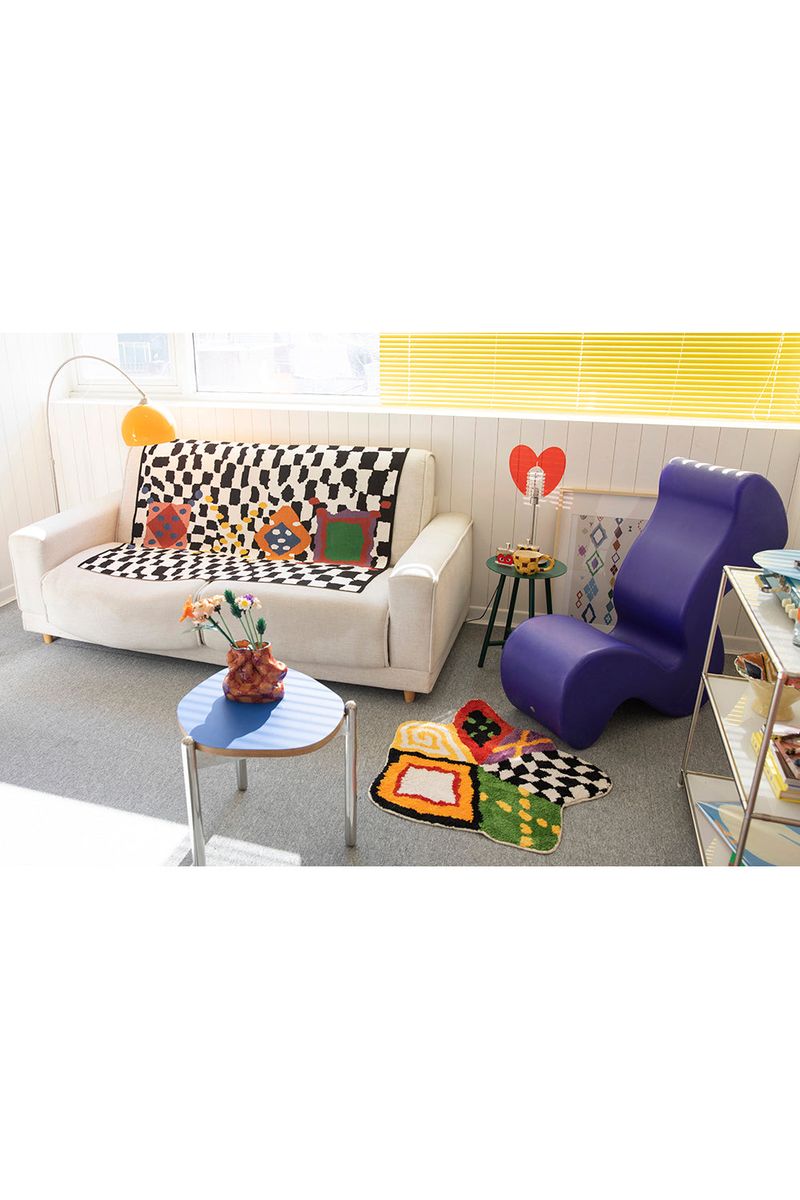 ARGYLE CHECKERBOARD BLANKET