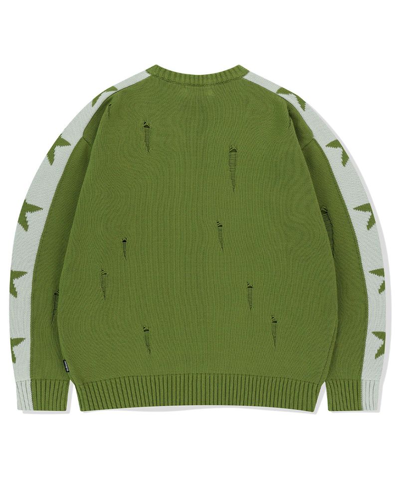 STAR CRASH KNIT CREWNECK
