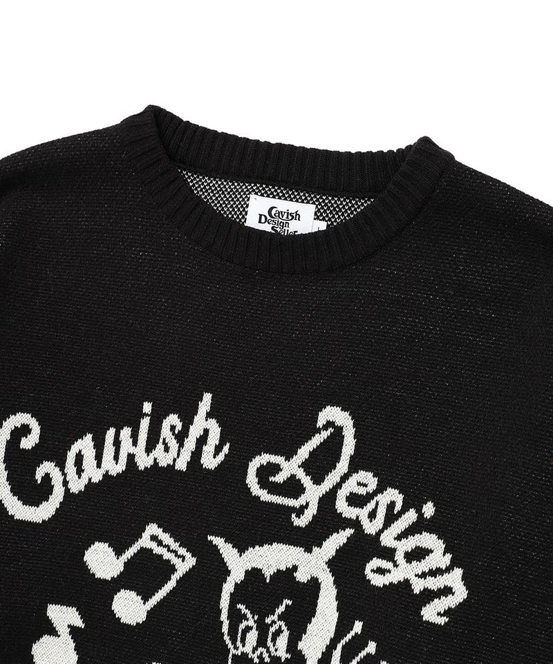61ROAD KNIT SWEATER BLACK(CV2ESUK600A)