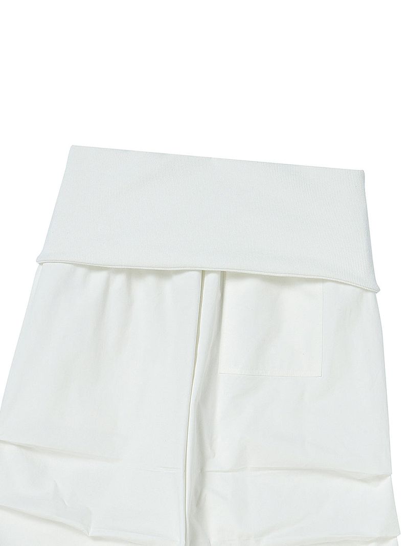 TUCK PANTS WHITE